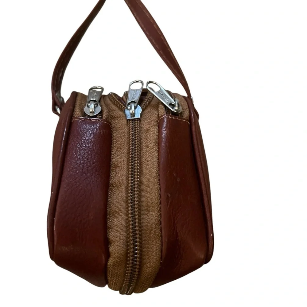 Adorable Leather Expandable Mini Duffel Crossbody Bag 🖤